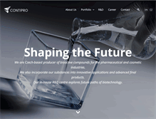 Tablet Screenshot of contipro.com